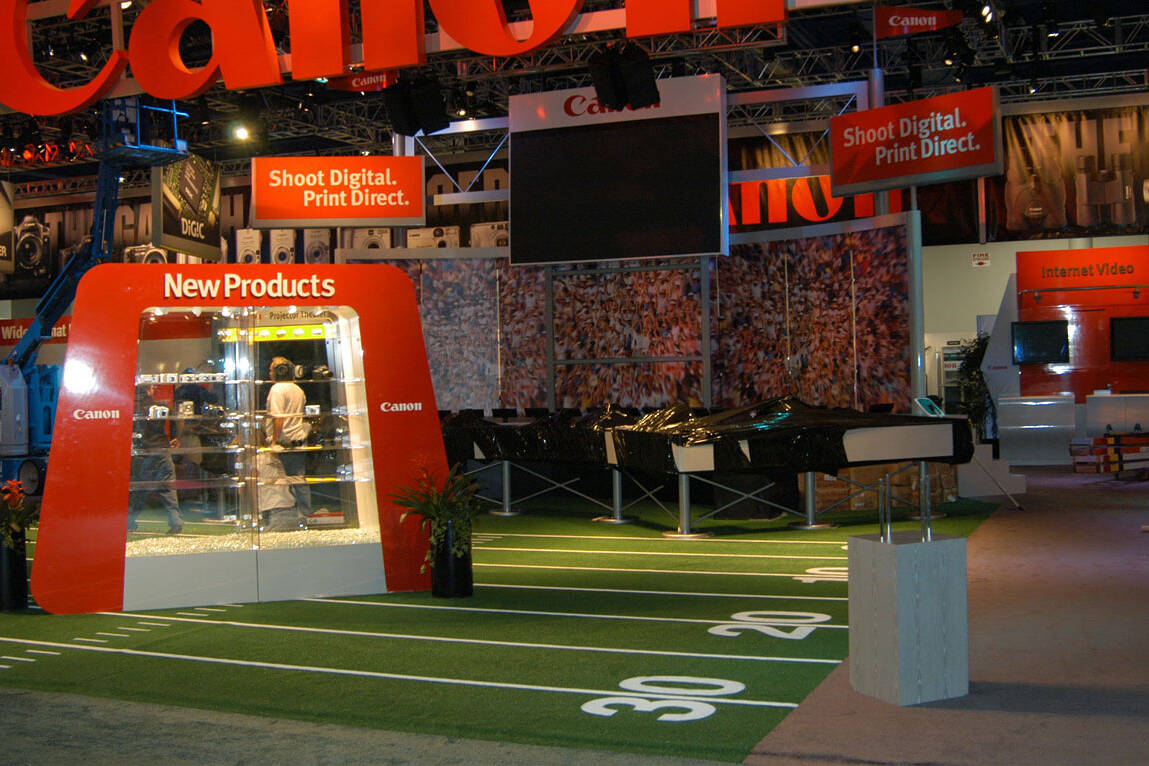 Cannon trade show carpet rental